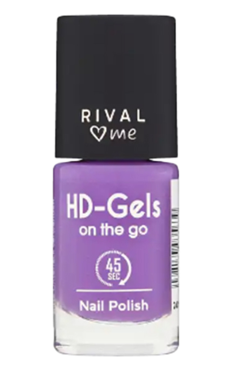 RIVAL LOVES ME RIVAL LOVES ME, HD-GELS ON THE GO, nagų lakas, 37 VIOLET WHISPER, 9 ml. 9 ml