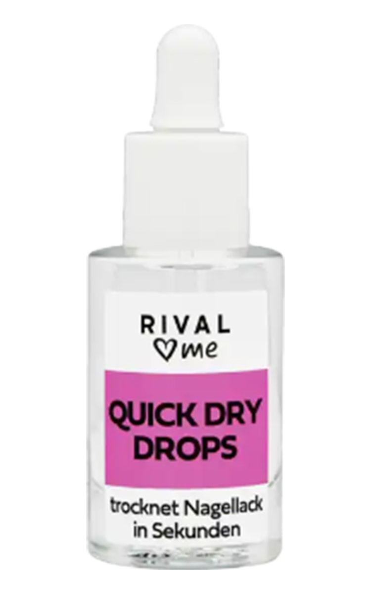 RIVAL LOVES ME RIVAL LOVES ME, QUICK DRY DROPS, lako džiūvimą greitinanti priemonė, 8 ml. 8 ml