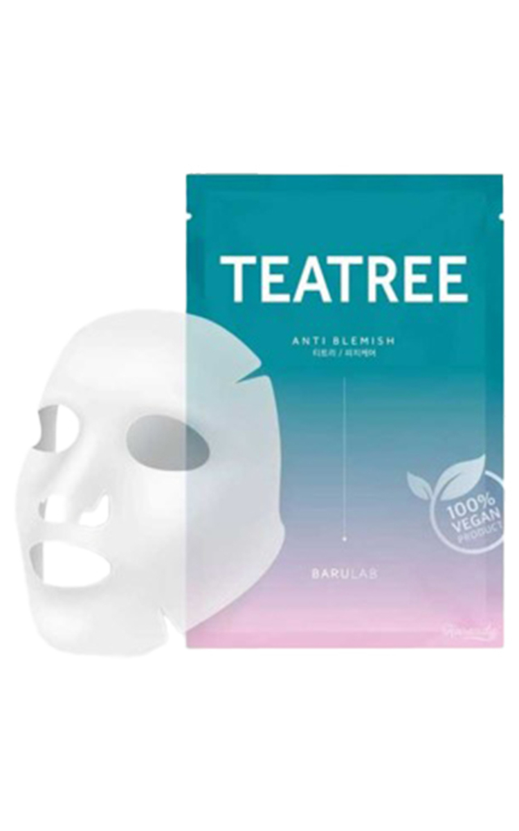 BARULAB, TEATREE ANTI BELMISH, lakštinė veido kaukė, 23 g.