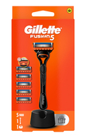 Gillette, FUSION5, skustuvas 1 vnt. + 5 galvutės   