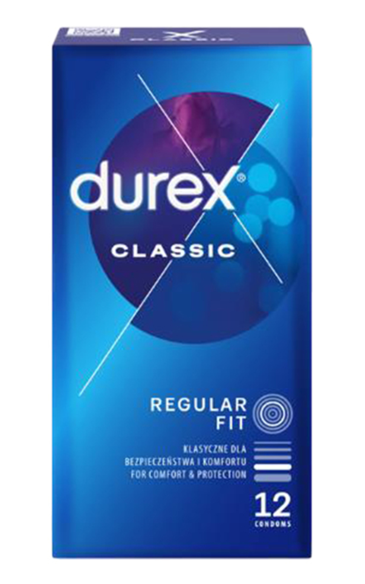 DUREX DUREX, CLASSIC, prezervatyvai, 12 vnt. 12 vnt.