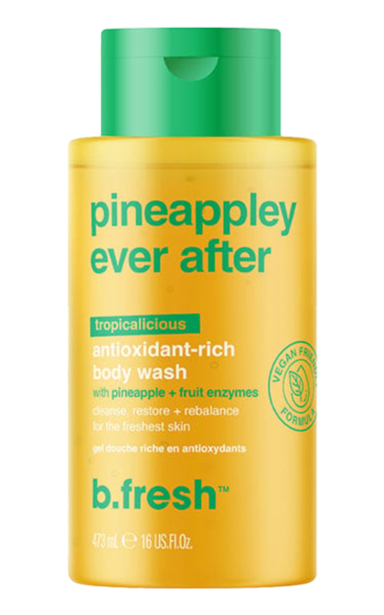 B.FRESH B.FRESH, PINEAPPLEY EVER AFTER, švelnus šveičiamasis kūno prausiklis, 473 ml. 473 ml