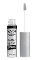 NYX PROFESSIONAL MAKEUP, BUTTER GLOSS METALLICS, lūpų blizgis, ICE, 1 vnt.