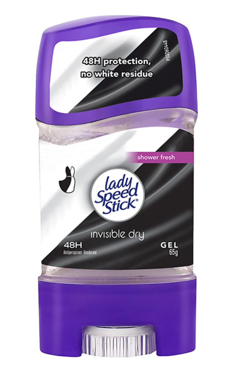 LADY SPEED STICK LADY SPEED STICK, INVISIBLE DRY GEL, gelinis antiperspirantas 24/7, 65 g. 65 g