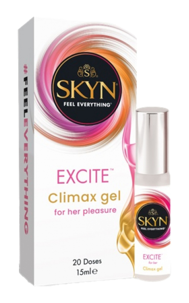 LIFESTYLES LIFESTYLES, SKYN EXCITE FOR HER, orgazminis gelis jai, 15 ml / 30 dozių 15 ml