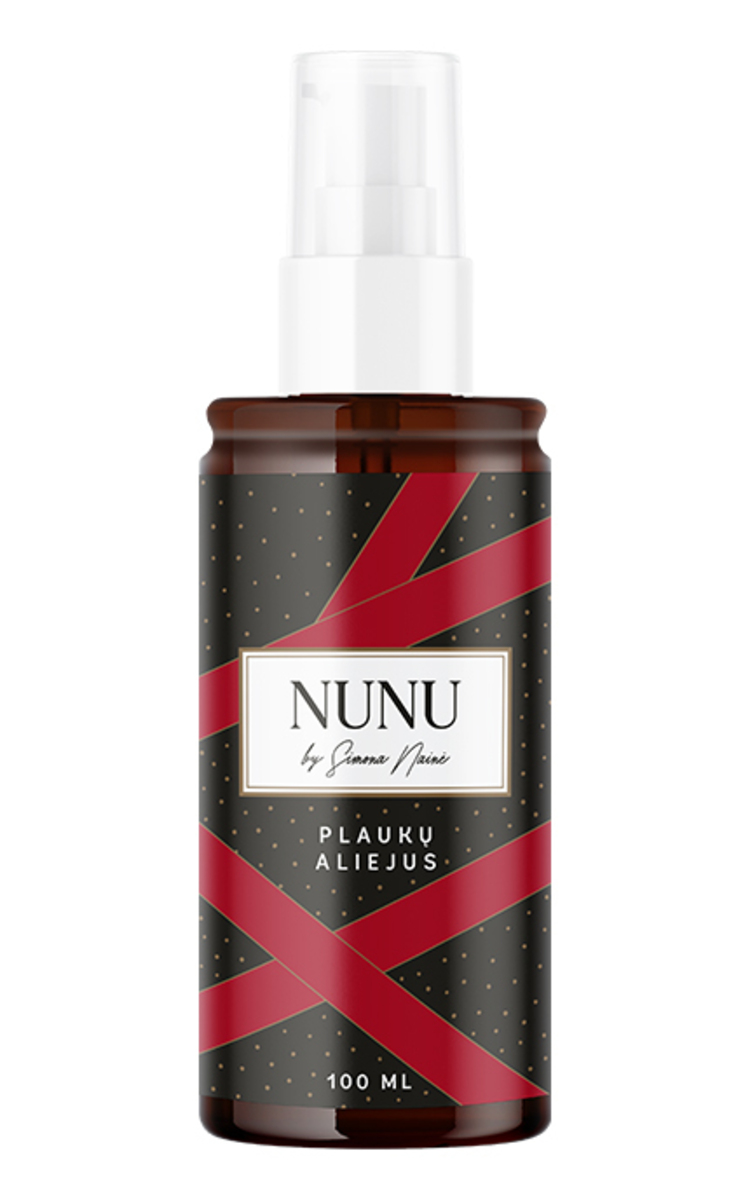 NUNU, plaukų aliejus, 100 ml.