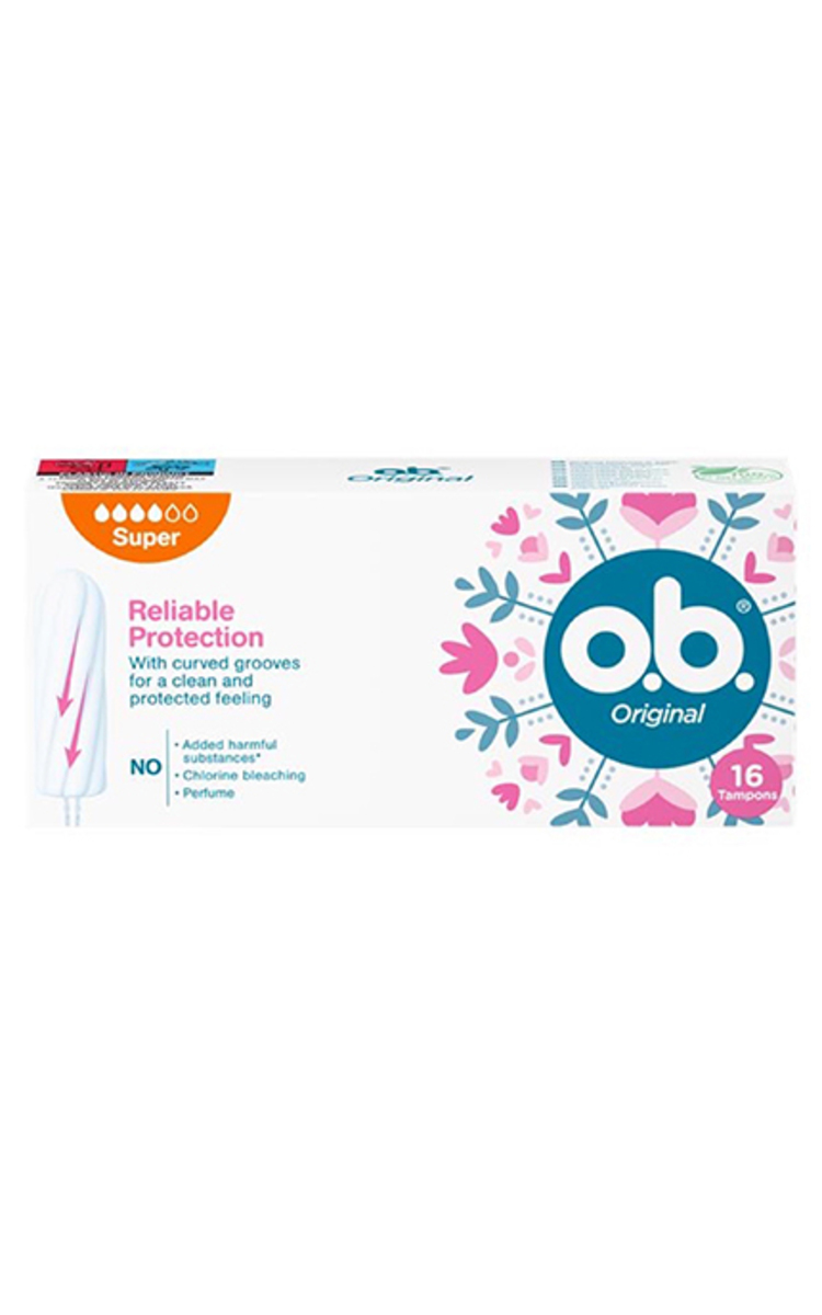 O.B. O.B., SUPER, tamponai, 16 vnt. 16 vnt.