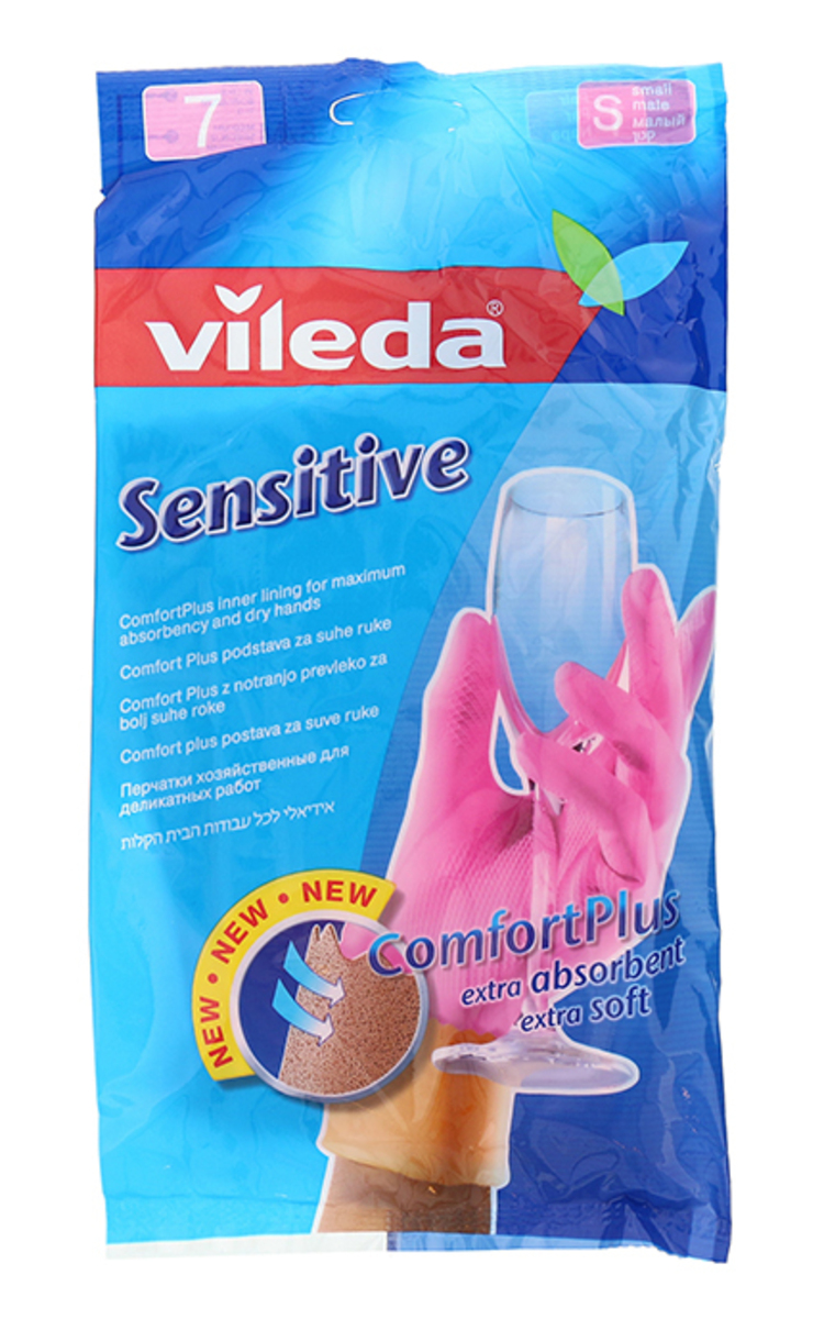 VILEDA VILEDA, SENSITIVE, pirštinės, S dydis, 1 vnt. 1 vnt.