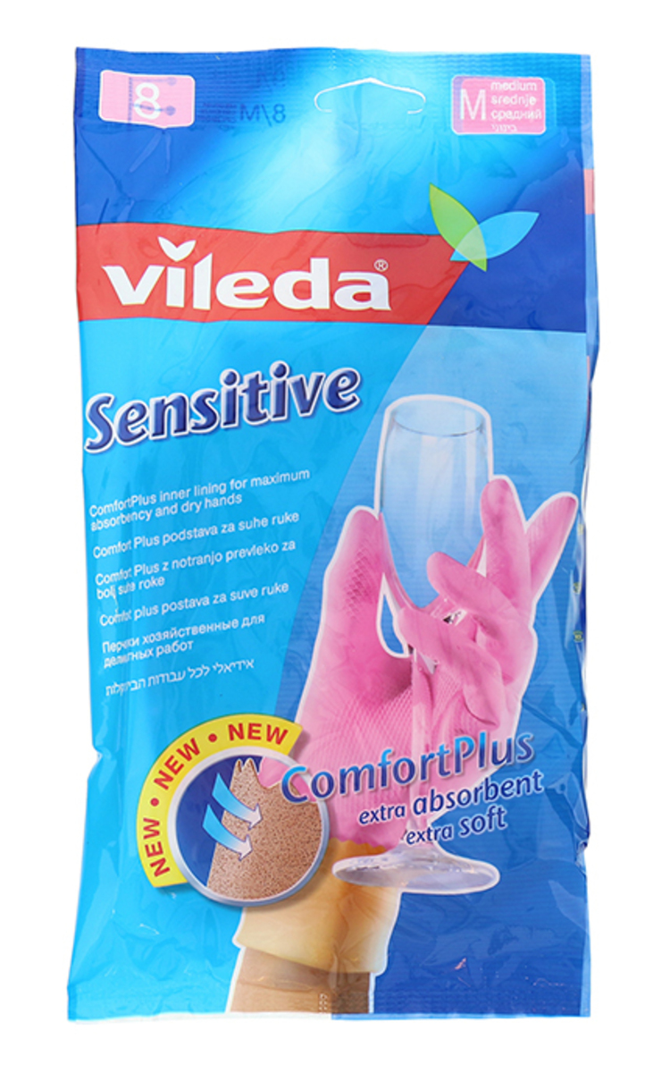 VILEDA VILEDA, SENSITIVE, pirštinės, M dydis, 1 vnt. 1 vnt.