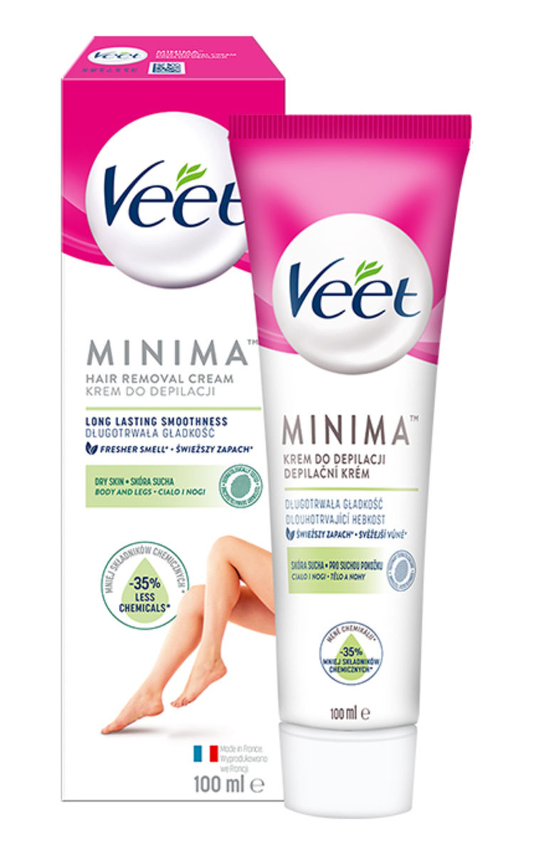 VEET VEET, MINIMATM, depiliavimo kremas, skirtas sausai odai, 100 ml 100 ml