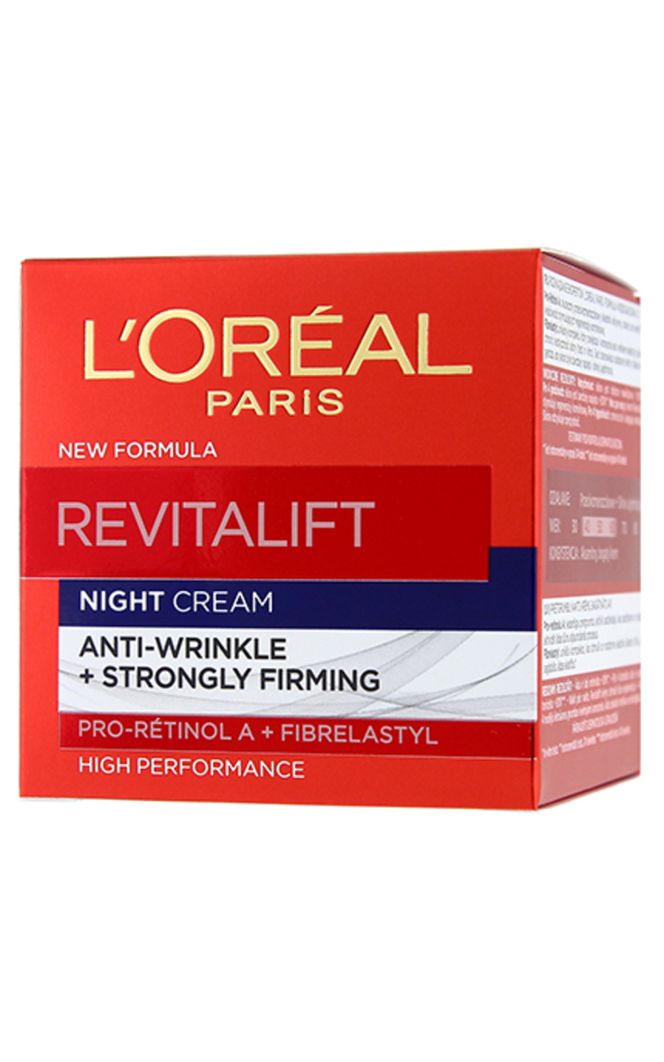 L′ORÉAL PARIS L′ORÉAL PARIS, REVITALIFT, naktinis veido kremas, 50 ml 50 ml