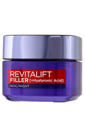 L′ORÉAL PARIS, REVITALIFT FILLER [HA], naktinis veido kremas, 50 ml