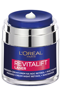 L′ORÉAL PARIS, REVITALIFT LASER, naktinis kremas su retinoliu ir niacinamidu, 50 ml