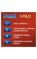 SOMAT, GOLD, indaplovių tabletės, 34 vnt.