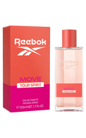 REEBOK, MOVE YOUR SPIRIT, moteriškas tualetinis vanduo, 50 ml