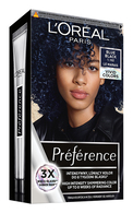 L'ORÉAL PARIS PRÉFÉRENCE, VIVID COLORS, ilgalaikiai plaukų dažai, 1.102 BLUE BLACK, 1 vnt.