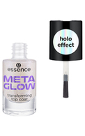 ESSENCE, META GLOW, viršutinis nagų lako sluoksnis, 8ml