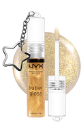 NYX, PROFESSIONAL MAKEUP BIRTHDAY BUTTER GLOSS, 25K GOLD, lūpų blizgis, 1 vnt.